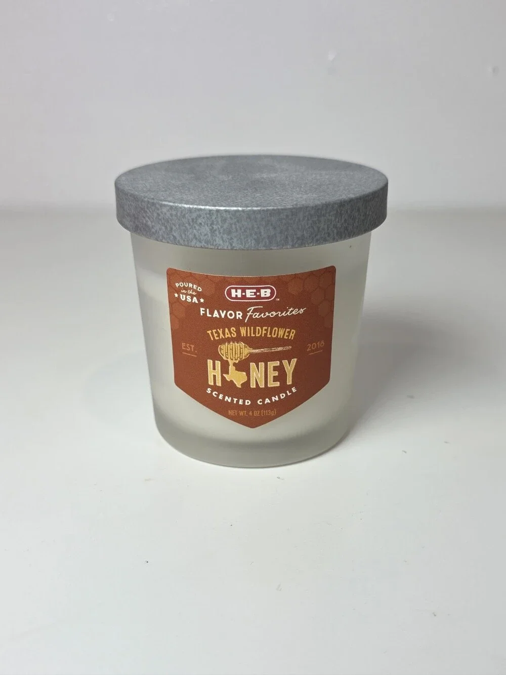 H-E-B Texas Wildflower Honey Scented Candle - 4oz